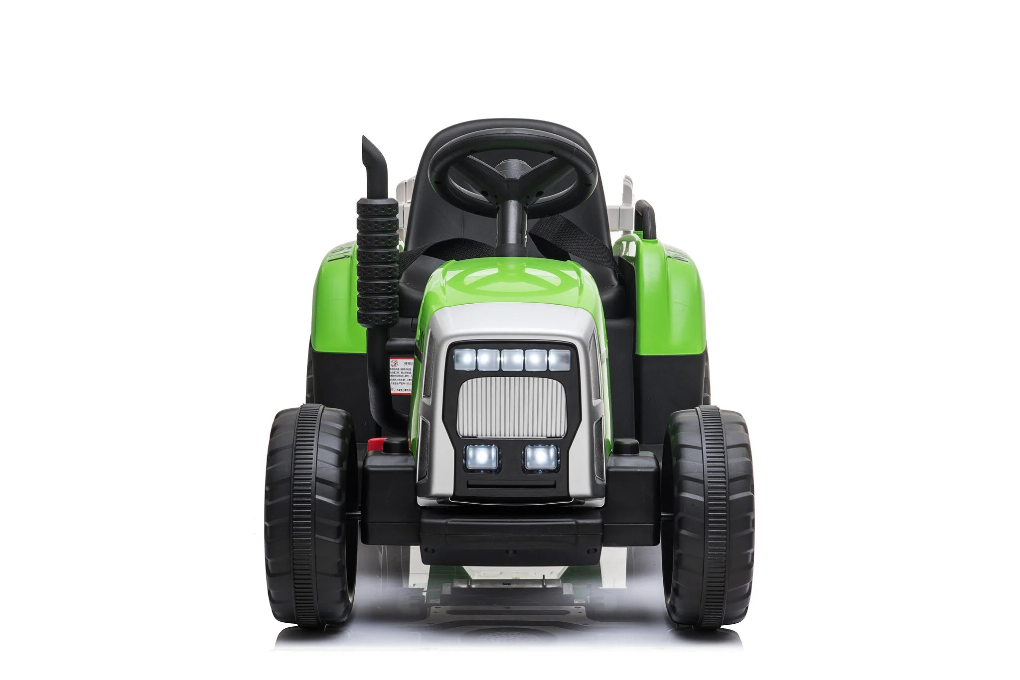 Elektromos gyermek traktor utánfutóval 12V - zöld
