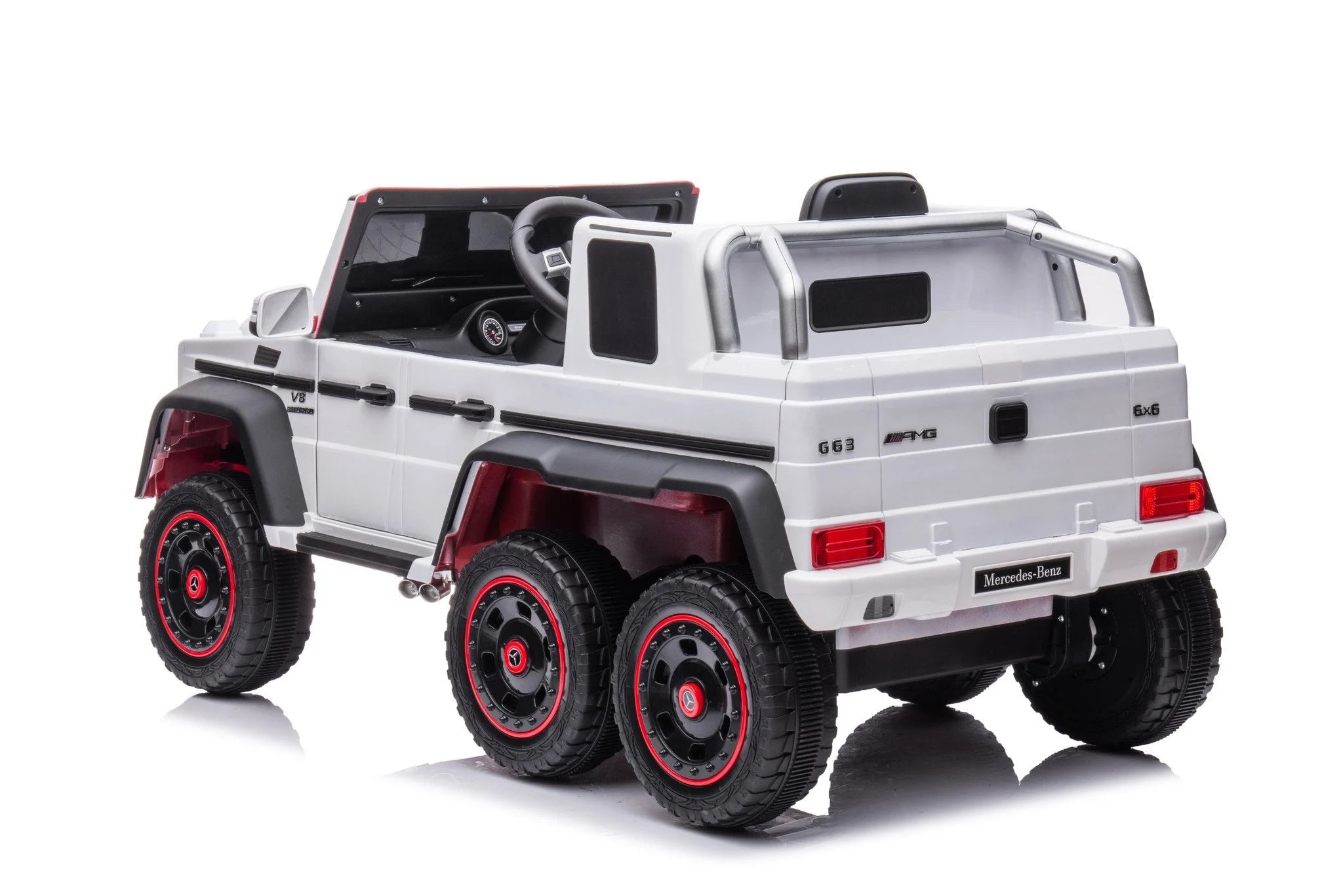 Mercedes G63 6X6 AMG 12V - fehér