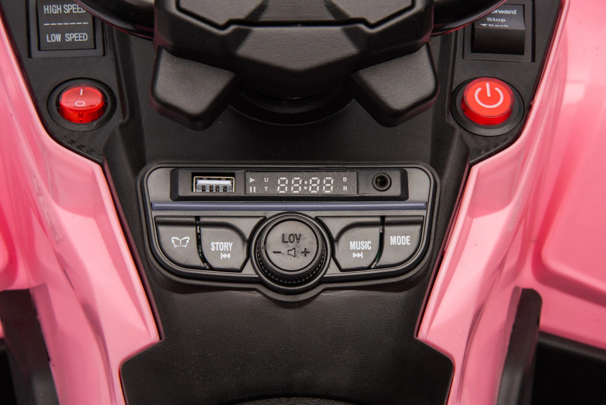 CAN-AM 24V Outlander rózsaszín