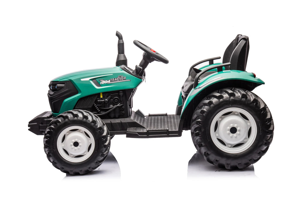 Traktor utánfutóval 24V - zöld